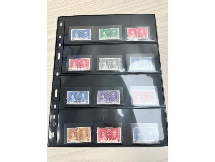 including KGVI Coronation issues, QEII Coronation commemoratives, QEII Royal Silver Wedding sets, and other related issues. T